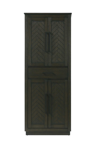 Elegant Furniture and Lighting 28 Inch Bath Storage Cabinet In Chocolate Oak (SC29028CO)