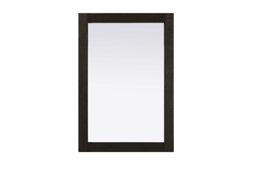 Elegant Furniture and Lighting Noah Rectangle Wood Mirror 22 X 32 In Chocolate Oak (VM32232CO)