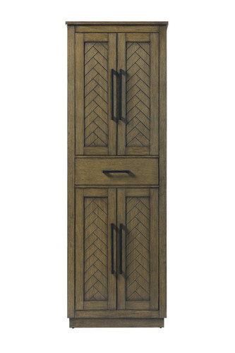 Elegant Furniture and Lighting 24 Inch Bath Storage Cabinet In Hazel Oak (SC29024HO)