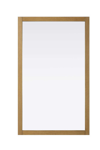 Elegant Furniture and Lighting Noah Rectangle Wood Mirror 60 X 36 In Honey Teak (VM36036HT)