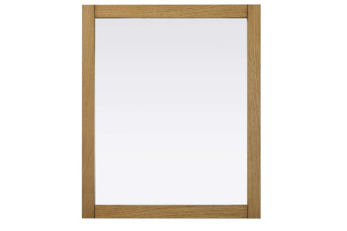 Elegant Furniture and Lighting Noah Rectangle Wood Mirror 30 X 36 In Honey Teak (VM33036HT)