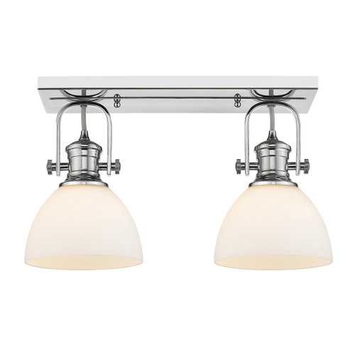 Hines 2 Light Semi-Flush in Chrome (3118-2SF CH-OP)