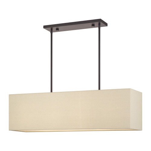 Summit 4 Light Bronze Large Linear Chandelier (52276-07)