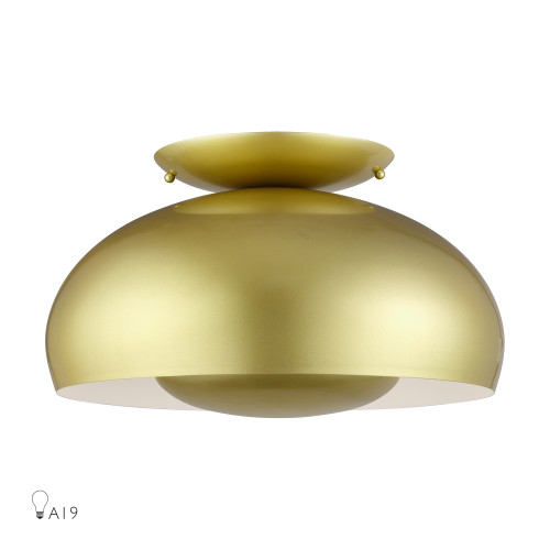 Domma 3 Light Soft Gold Large Semi-Flush (51517-33)