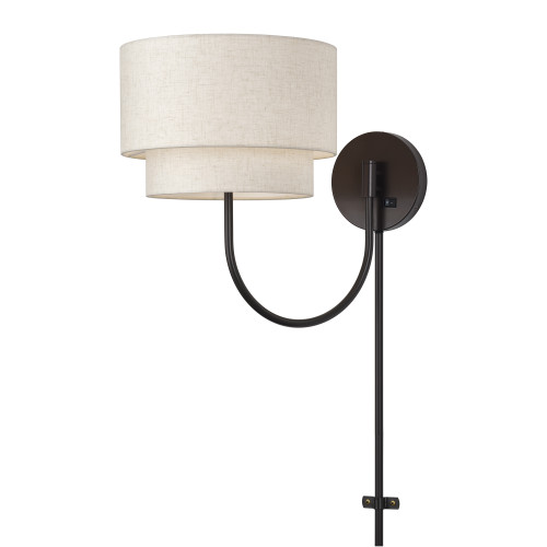 Manorwood 1 Light English Bronze Swing Arm Wall Lamp (41940-92)
