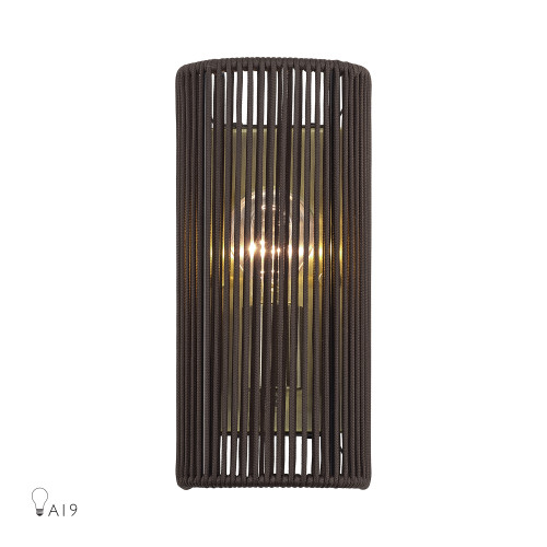 Acordia 1 Light Antique Brass ADA Sconce (49136-01)