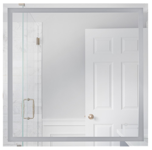 Dwight 36" x  36" Sqaure Front/Back Lit LED Mirror, Dimmer, 3000-5000K, in White (MIR3610SQ-W3C)