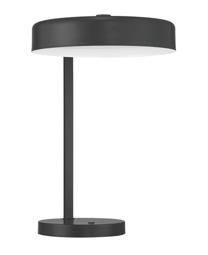 Keeva 1 Light Table Lamp in Flat Black (87019FB-T)