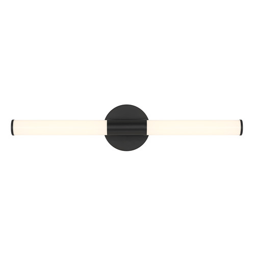 Savoy House Connor 24" Mini Tube LED Cylinder Vanity Light in Black (8-9999-24-BK)