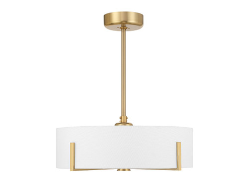 Savoy House Mansell 4-Light Fan D'Lier in Warm Brass (26-FD-775-322)