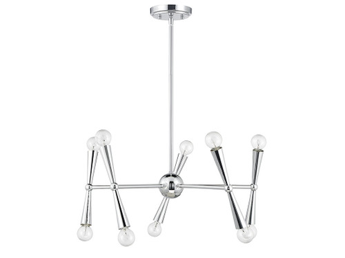 Savoy House 10-Light Chandelier in Chrome (M100128CH)