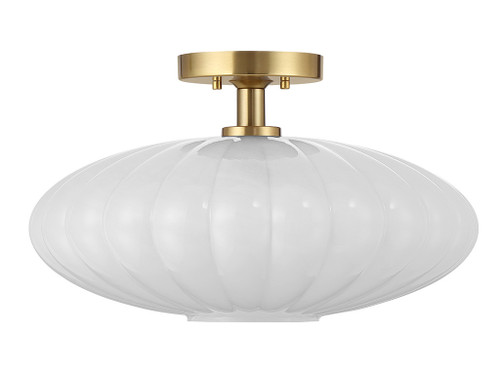 Savoy House 1-Light Ceiling Light in Natural Brass (M60075NB)