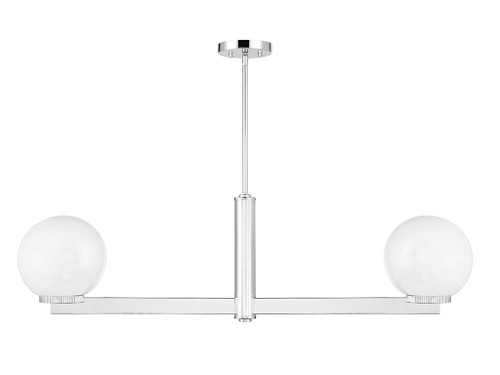 Savoy House 2-Light Linear Chandelier in Chrome (M100124CH)