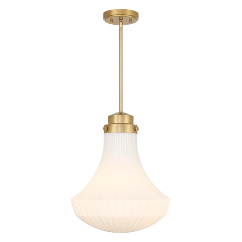 Savoy House Bartlet 1-Light Pendant in Warm Brass (7-0108-1-322)
