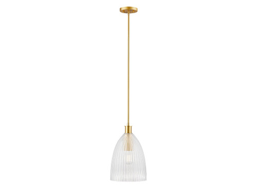 1-Light Pendant in Natural Brass (M7051NB)