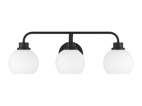 Savoy House 3-Light Bathroom Vanity Light in Matte Black (M80081MBK)
