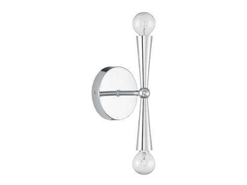 Savoy House 2-Light Wall Sconce in Chrome (M90110CH)