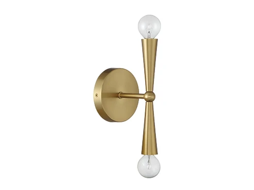 Savoy House 2-Light Wall Sconce in Natural Brass (M90110NB)