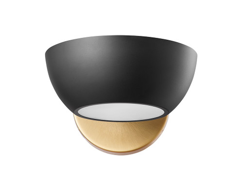 Savoy House 1-Light Wall Sconce in Matte Black and Natural Brass (M90113MBKNB)