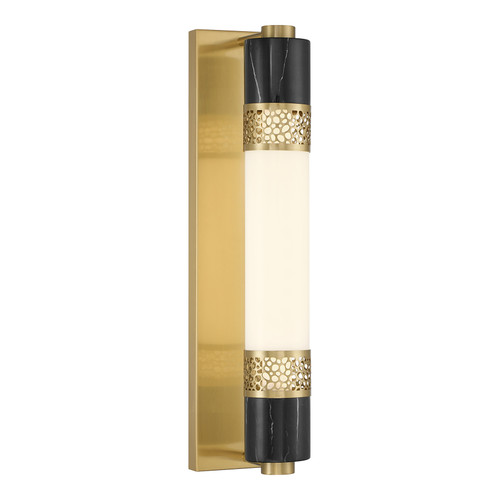 Savoy House Farrell 1-Light Wall Sconce in Warm Brass by Dann Foley (9-2915-1-322)