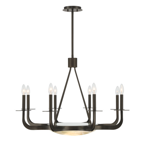 Savoy House Salford 9-Light Chandelier in Mediterranean Bronze by Dann Foley (1-1487-9-15)