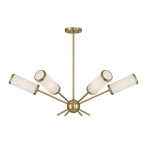 Savoy House Denison 6-Light Chandelier in Warm Brass by Dann Foley (1-3198-6-322)