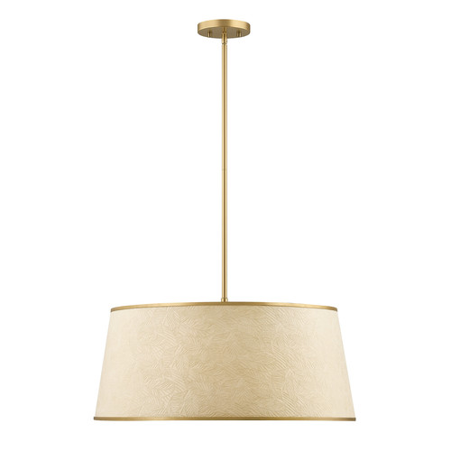 Sombra 6-Light Pendant in Spun Gold by Breegan Jane (7-2044-6-328)