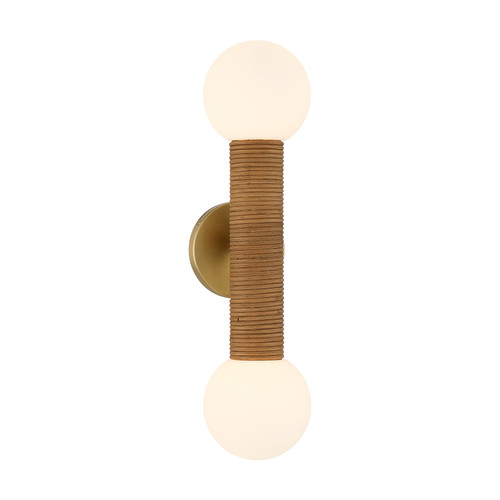 Savoy House Jarrell 2-Light Wall Sconce in Warm Brass (9-4081-2-322)