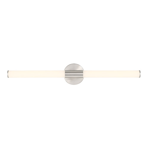 Connor 30" Mini Tube LED Cylinder Vanity Light in Satin Nickel (8-9999-30-SN)
