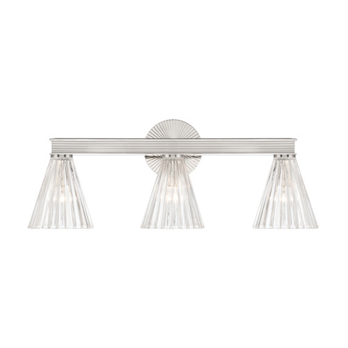 Crystorama Lotus 3 Light Bath (LOT-703-PN)