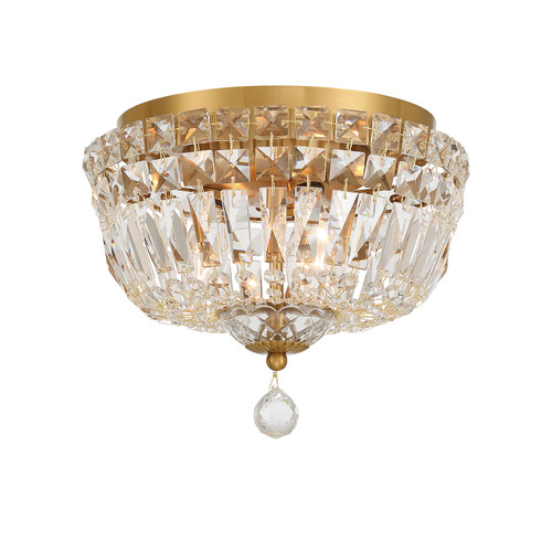 Crystorama Roslyn 3 Light Flush (ROS-A1003-AG-CL-MWP)