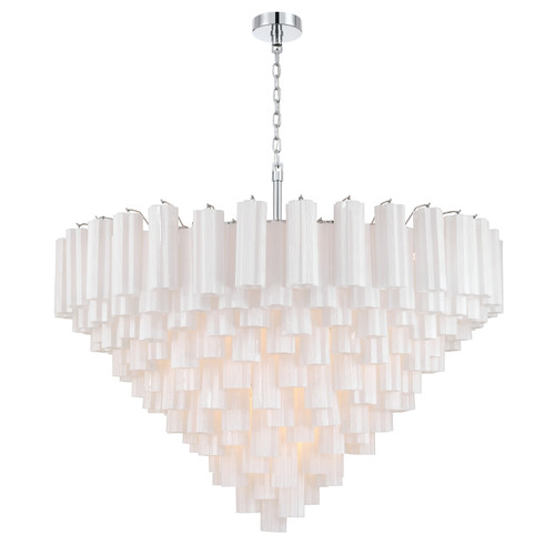 Crystorama Addis 28 Light Chandelier (ADD-327-CH-WH)