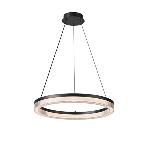 Artcraft Lighting Ari Integrated LED Pendant 24", Black (AC6834BK)