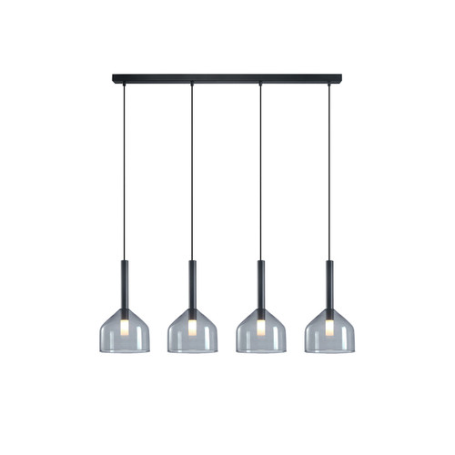 Artcraft Lighting Kali Collection 4-Light Island/Pool Table Black (AC11954BK)