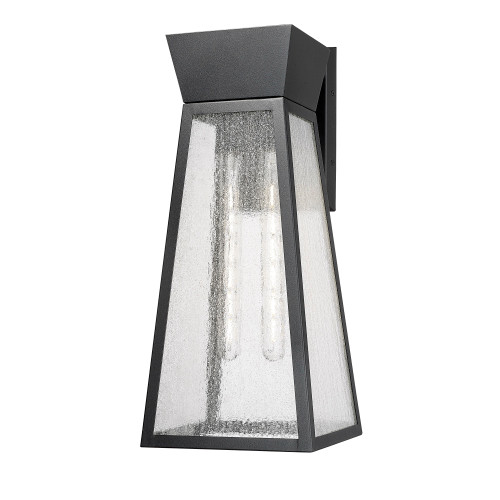 Artcraft Lighting Lucian Collection 2-Light Outdoor Wall Light Black (AC8862BK)