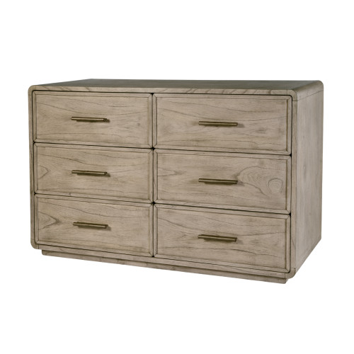 Butler Specialty Company Keenan 60 in. W Rectangular Wood 6 Drawer Dresser, Medium Brown (5986505)