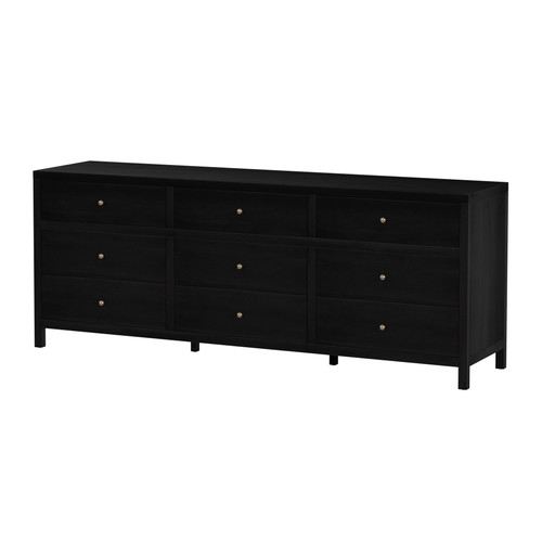 Butler Specialty Company Nora 84 in. W Rectangular Wood 9 Drawer Dresser, Coffee (6290451)
