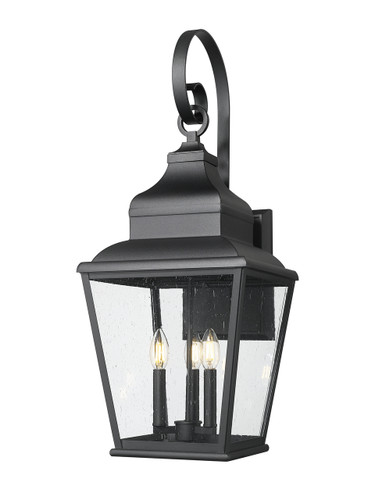 Z-Lite Raphael 3 Light Outdoor Wall Light in Sand Black (5029B-BK)