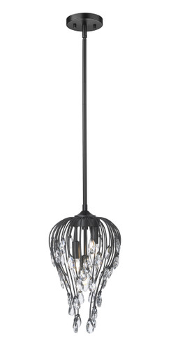 Z-Lite Gabriella 3 Light Pendant in Matte Black (1957P9-MB)