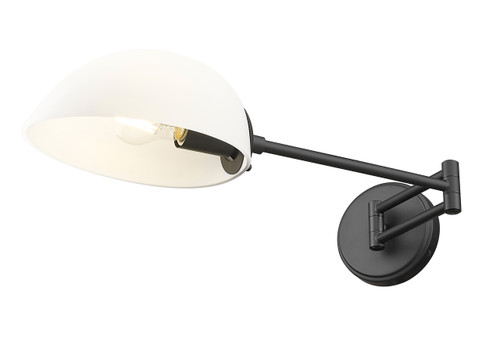 Z-Lite Breton 1 Light Wall Sconce in Matte Black (3048S-MB)