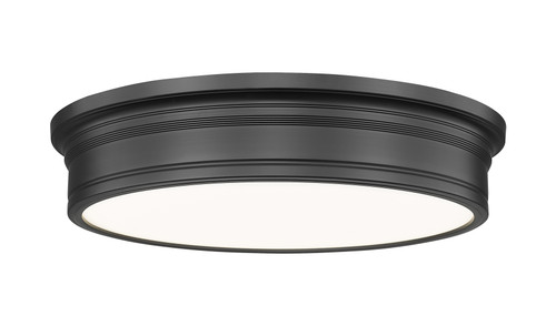 Z-Lite Bentley 1 Light Flush Mount in Matte Black (7702F20-MB-LED)