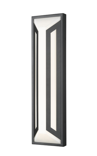 Z-Lite Banff 2 Light Outdoor Wall Light in Sand Black (5028B-BK-LED)