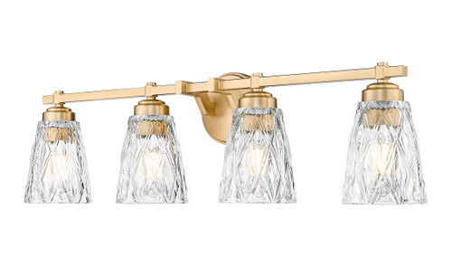 Z-Lite Andree 4 Light Vanity in Modern Gold (1960-4V-MGLD)