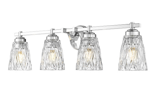 Z-Lite Andree 4 Light Vanity in Chrome  (1960-4V-CH)
