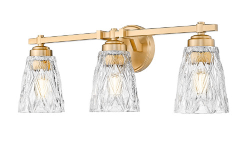 Z-Lite Andree 3 Light Vanity in Modern Gold (1960-3V-MGLD)