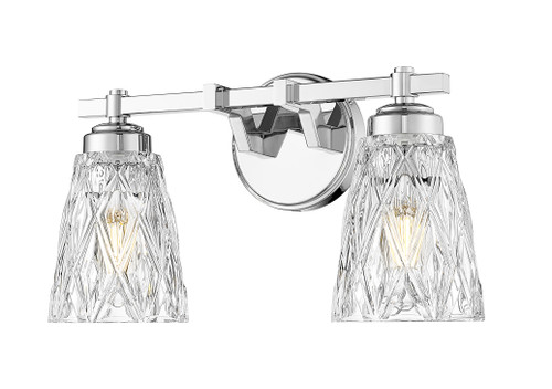 Z-Lite Andree 2 Light Vanity in Chrome  (1960-2V-CH)