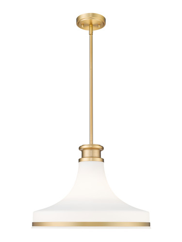 Z-Lite Reznor 1 Light Pendant in Modern Gold (831P18-MGLD)