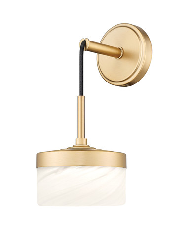 Z-Lite Renaud 1 Light Wall Sconce in Modern Gold (827S-MGLD-LED)