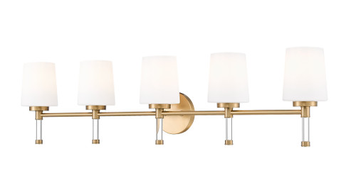 Z-Lite Henri 5 Light Vanity in Modern Gold (7700-5V-MGLD)