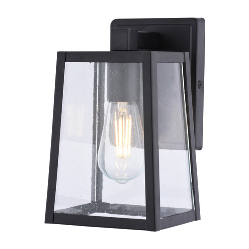 Vaxcel Sutton 9.5-in. H Outdoor Wall Light Matte Black (T0817)